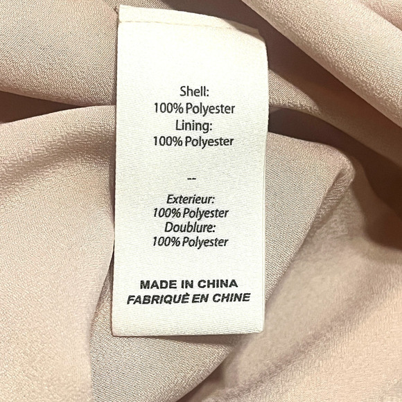 Cinq a Sept Nina Satin Tiered V-Neck Long Sleeve Maxi Dress Size 6 Travertine - Picture 11 of 13